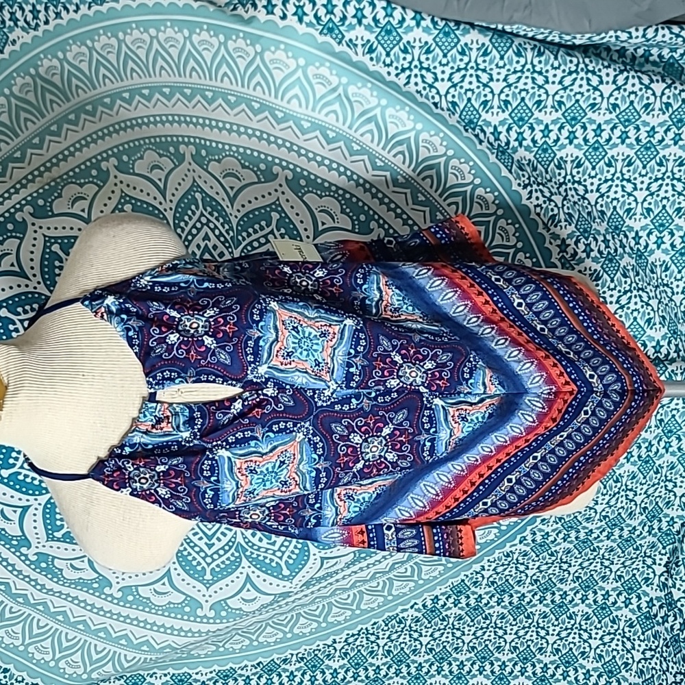 Meraki Multi Color Boho Blouse